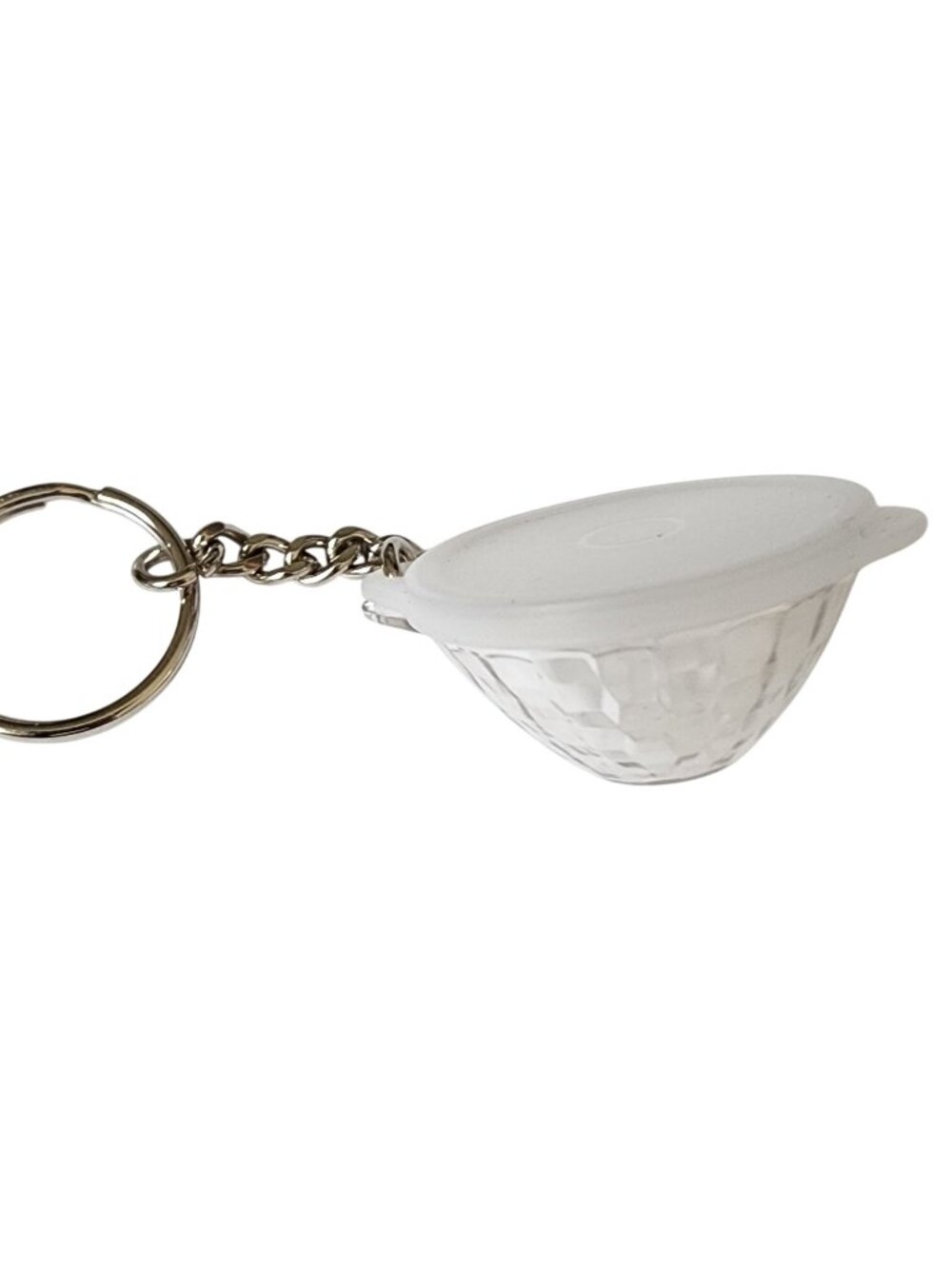 Tupperware Key Ring Ice Prisms Mixing Bowl Keychain New